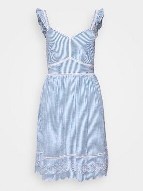 Superdry Gia cami mini dress in blue